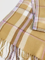شال سوپر سافت قهوه ای طرح دار asos - Image 3