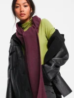 شال سوپر سافت بادمجانی asos - Image 2