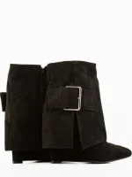 بوت زنانه مشکی asos - Image 2