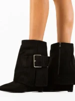 بوت زنانه مشکی asos - Image 4