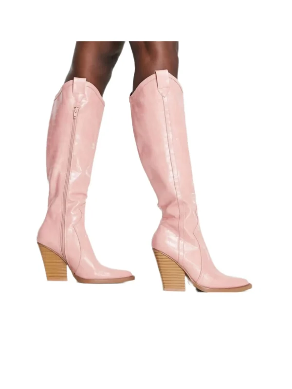بوت وسترن بلند زنانه – ASOS DESIGN - Image 4