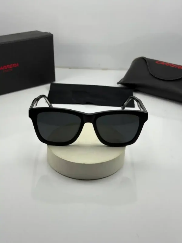 عینک carrera تمام مشکی براق - Image 2
