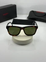 عینک carrera فریم هاوانا دسته مشکی عدسی سبز - Image 2