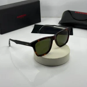 عینک carrera فریم هاوانا دسته مشکی عدسی سبز