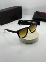 عینک carreraفریم هاوانا دسته مشکی عدسی هایلایت