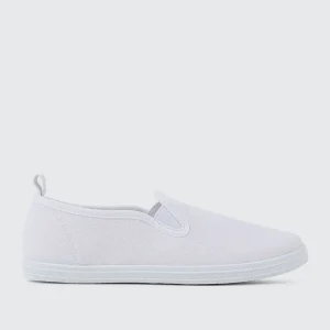 کالج Canvas Slip On Sneakers
