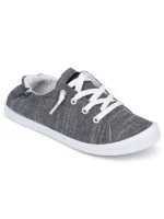 کالج Womens Lace up Canvas Shoes - Image 2