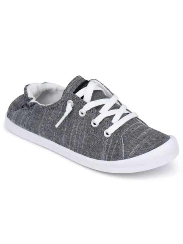 کالج Womens Lace up Canvas Shoes - Image 2