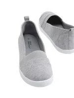 کالج Pleated Canvas Sneakers - Image 2
