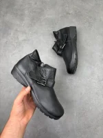 نیم بوت چرم skechers - Image 2