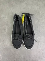 کالج Pleated Vamp Slip-On Sneakers
