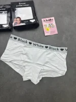 شورت سفید مدل boxer - Image 2