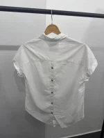 شومیز آستین حلقه دکمه دار lola - Image 3