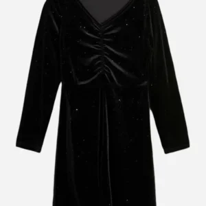 سارافون بچگانه مخمل اکلیلی sinsay