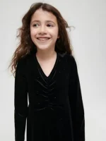 سارافون بچگانه مخمل اکلیلی sinsay - Image 3