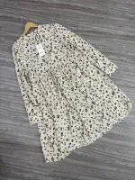 پیراهن نیم دکمه بغل چین object - Image 2