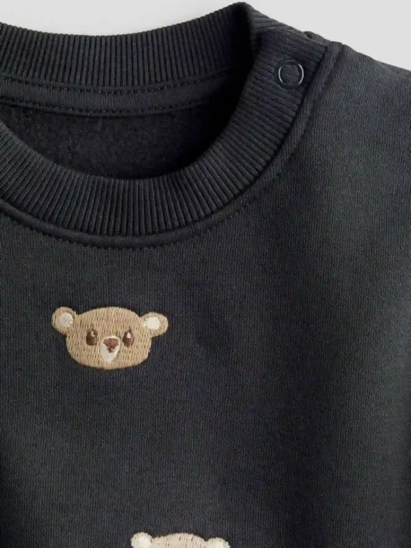 دورس نوزادی جلو گلدوزی خرس H&M - Image 2