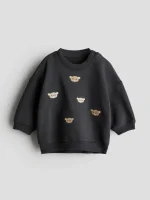 دورس نوزادی جلو گلدوزی خرس H&M