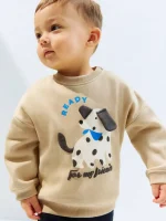 دورس نوزادی جلو طرح سگ H&M