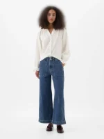 شلوار آبی تیره gap - Image 2