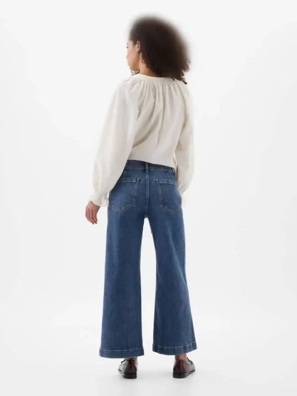شلوار آبی تیره gap - Image 3