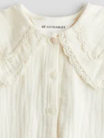 شومیز یقه خامه دوزی بچگانه H&M - Image 2