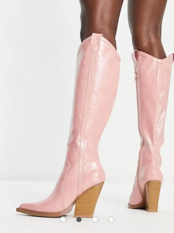 بوت وسترن بلند زنانه – ASOS DESIGN - Image 2
