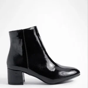 نیم‌بوت پاشنه مشکی پتنت Boohoo