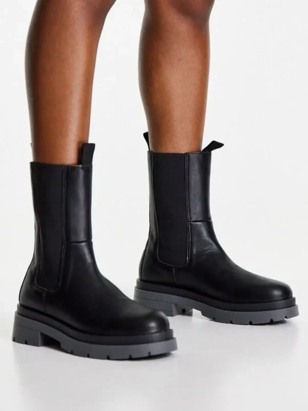 بوت چلسی مشکی asos - Image 3
