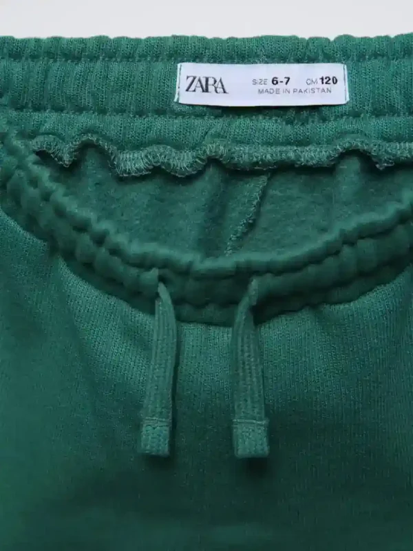 ست نیم زیپ شلوار بگ بچگانه ZARA - Image 5