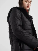 کاپشن پر اردک بلند مشکی geographic norway - Image 11