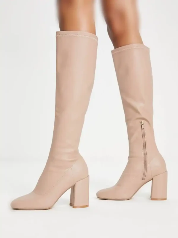 بوت نیم زیب بلند asos - Image 2