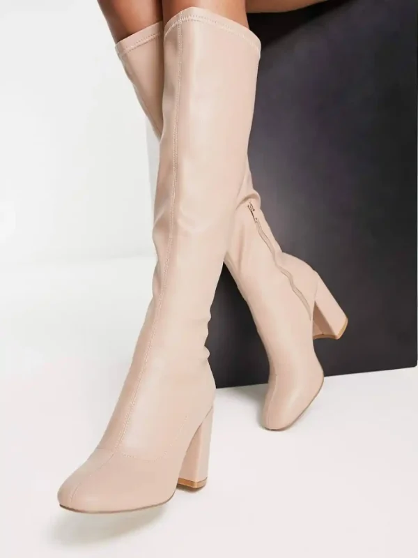 بوت نیم زیب بلند asos - Image 3