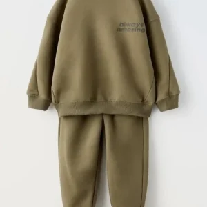 ست دورس اسلش سبز لجنی بچگانه ZARA