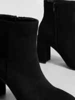 نیم بوت مخمل بلند گرد‌boohoo - Image 4