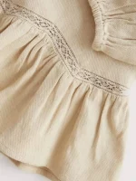 پیراهن یقه گلدوزی بچگانه ZARA - Image 3