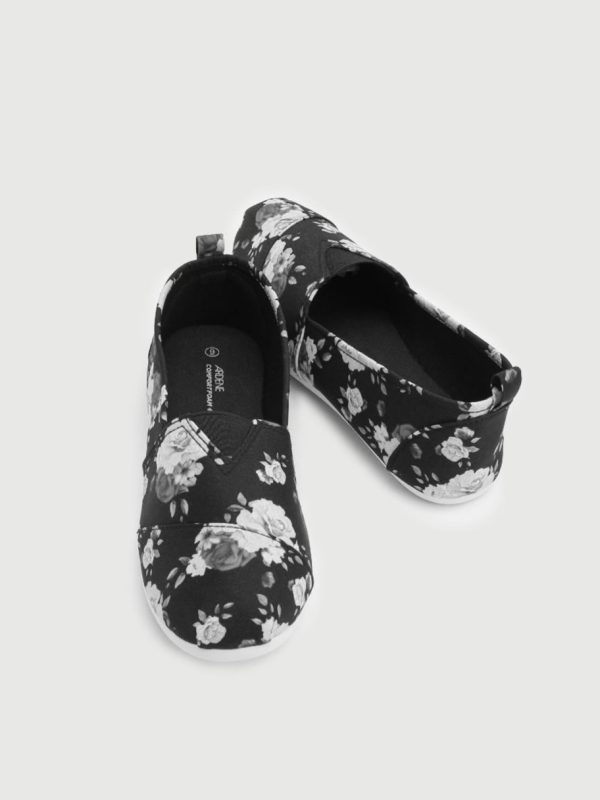 Basic Floral Slip-On Sneakers - Image 2