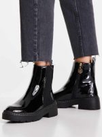 بوت چلسی River Island مشکی با زیره ضخیم