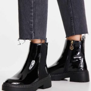 بوت چلسی River Island مشکی با زیره ضخیم