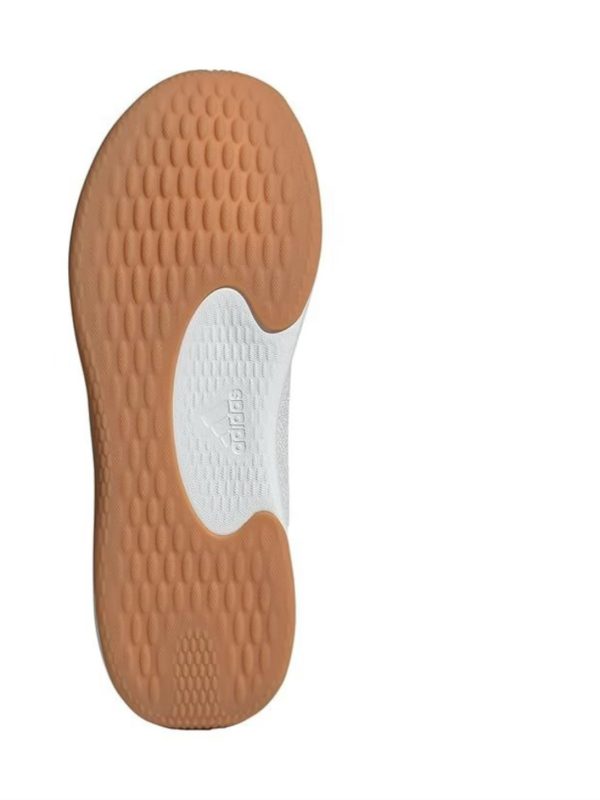 adidas Women's Cloudfoam Pure, White/Sandy Pink Metallic - Image 5