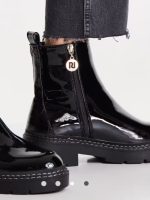 بوت چلسی River Island مشکی با زیره ضخیم - Image 3