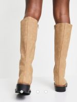 بوت وسترن زنانه بلند بنددار – ASOS - Image 2