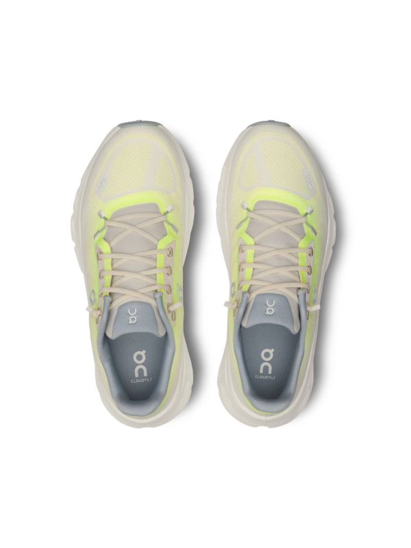 کتونی آن‌ رانینگ مدل Cloudtilt Lime / Ivory - Image 4