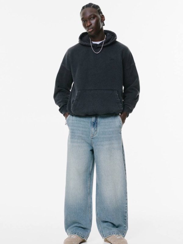شلوار بگی اسکیتر آبی یواش Pull&bear - Image 2