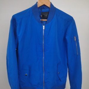کاپشن مدل بمبِر آبی کبالت jack&jones