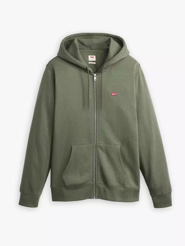 سویشرت سبز کلاه دار LEVIS - Image 4
