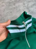 نیم زیپ سبز بیسبالی داخل کرکی - Image 4