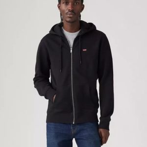 سویشرت مشکی کلاه دار LEVIS