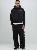 هودی مشکی گرم بالا RIVERISLAND - Image 4