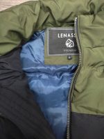 پافر دو رنگ سبز و سورمه ای الیاف LENASSO - Image 2